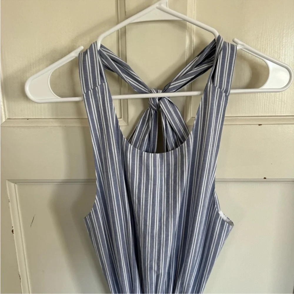 NWT J. Crew Collection Twist-back midi dress‎ in stripe size 8